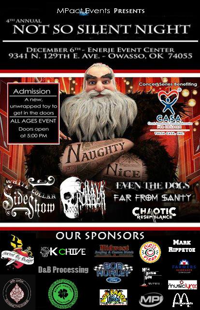 The Not So Silent Night - Rock Against Child Abuse - to be held