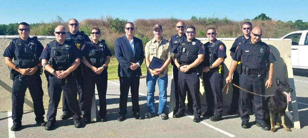 Eagle Scout Project Built For Owasso Police Department - Owassoisms.com